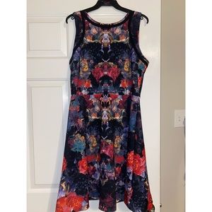 Nicole by Nicole Miller. Size L. Abstract dress.
